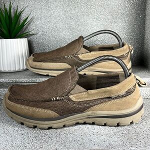 Skechers Relaxed Fit Memory Foam Slip On Loafers Shoes Size 8